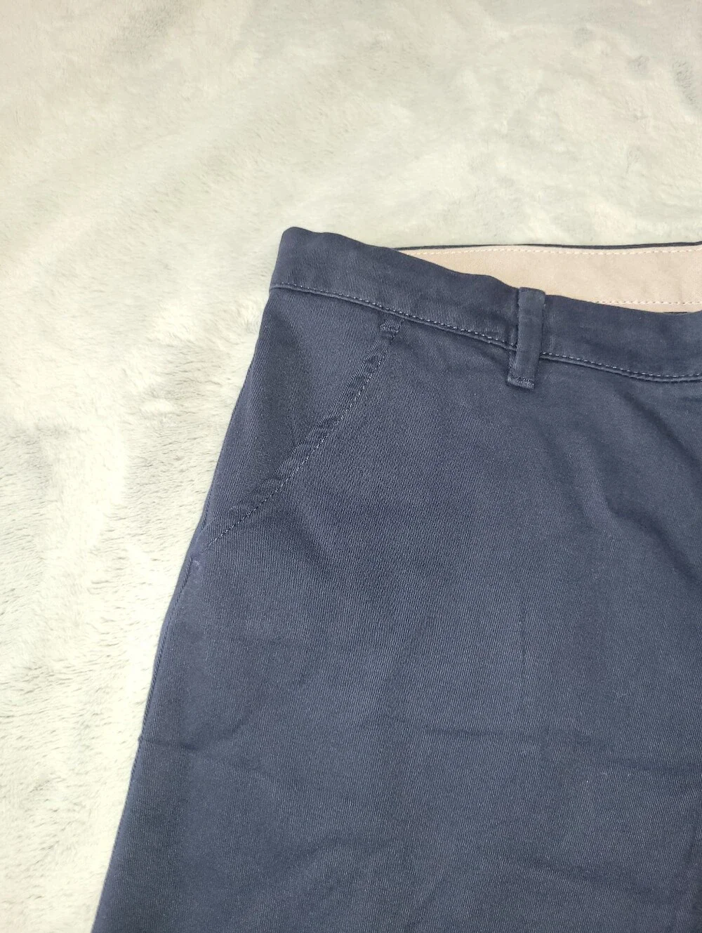 Gap Unisex Kids Size 16 Plus Uniform Shorts Navy Blue Adjustable Waist Cotton